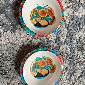 Vintage Pocahontas kids bowls